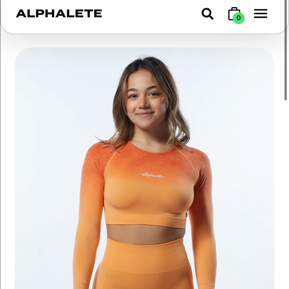 Alphalete Seamless Crop Top